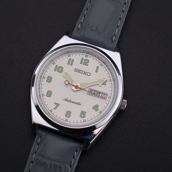 Vintage Seiko 5 Automatic 6309A Japanese Movement 17J D/D Men's Wrist Watch - Picture 5 of 15